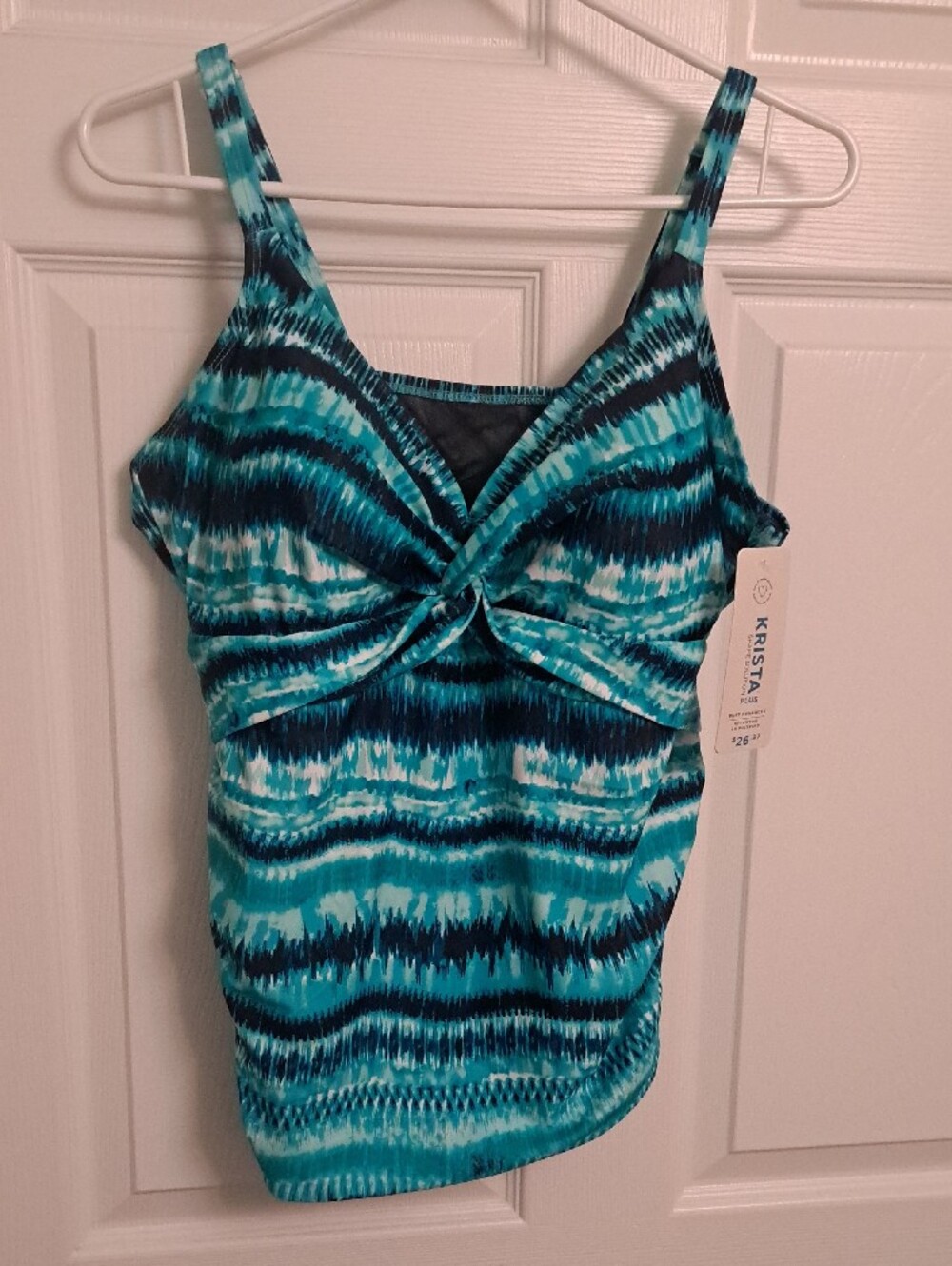 Krista Plus Shape Solution Bust Enhancer Tankini Top – Size 1X NWT - Picture 6 of 8